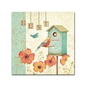 Trademark Daphne Brissonnet Welcome Home IV Gallery-Wrapped Canvas Art, 18 x 18