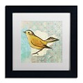 Trademark Kathrine Lovell Wilson Warbler II Art, White Matte W/Black Frame, 11 x 11