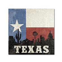 Trademark Moira Hershey Texas Gallery-Wrapped Canvas Art, 35 x 35