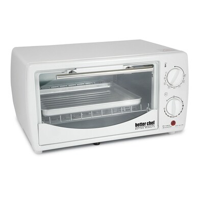 Better Chef® 9-Liter 4-Slice Toaster Oven Broiler, White