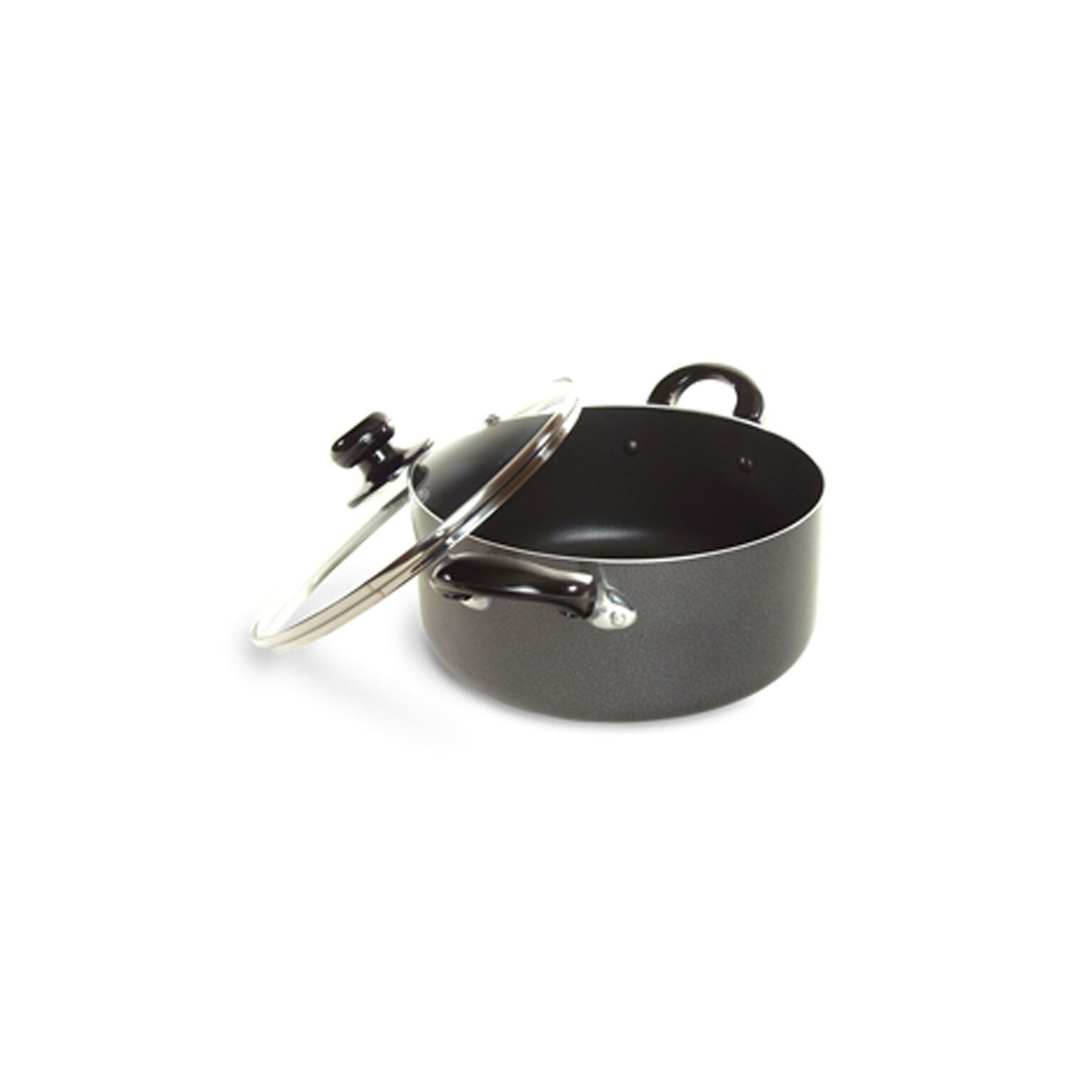 Better Chef® 13 qt. Non Stick Aluminum Dutch Oven; Black