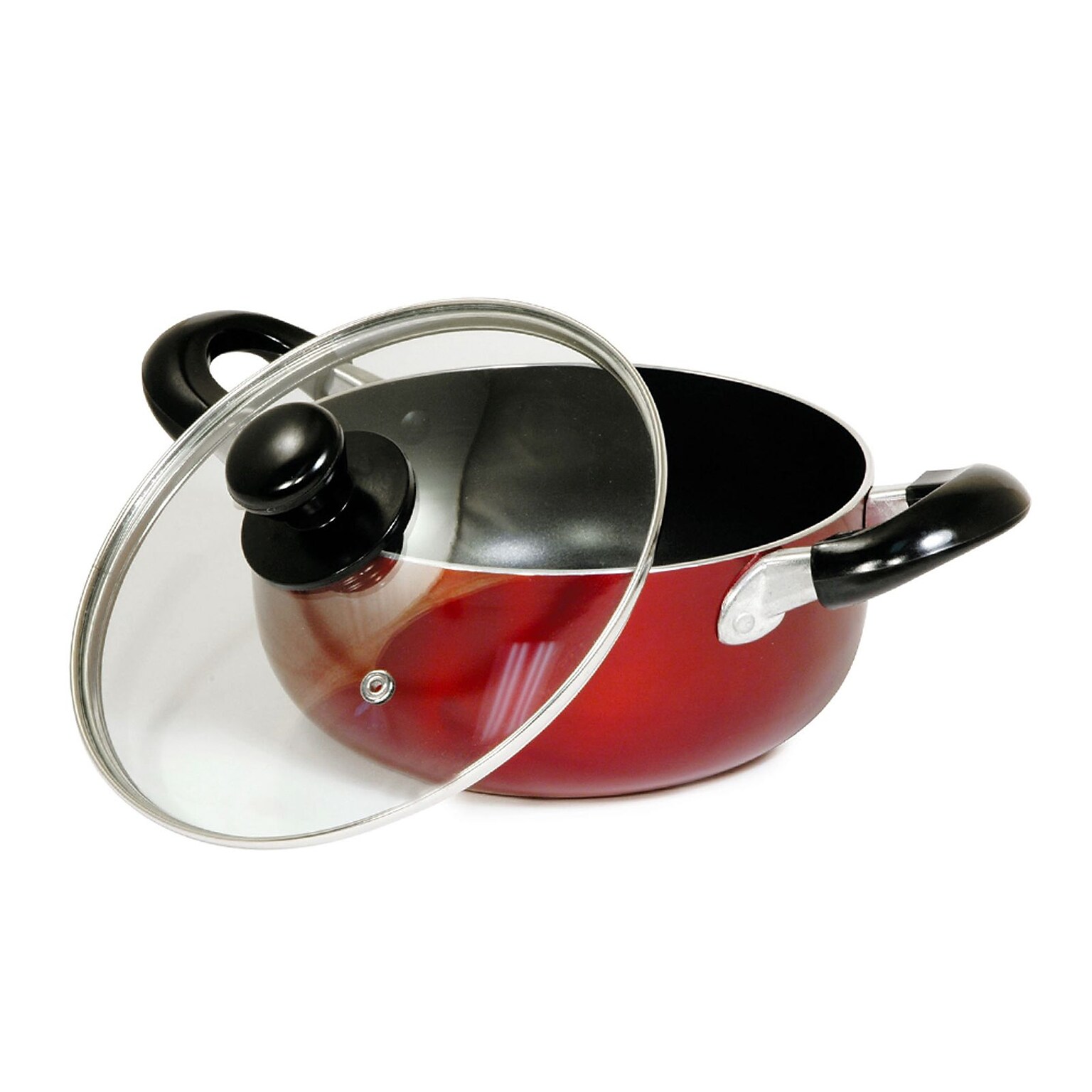 Better Chef® 8 qt. Non Stick Aluminum Dutch Oven; Red