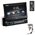 Boss® In-Dash Single DIN 7 Motorized Touchscreen Monitor DVD Player With Front and Rear USB-Port