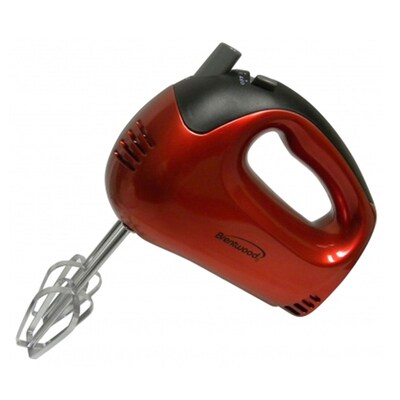 Brentwood® 5-Speed 150 W Hand Mixer; Red