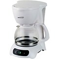 Brentwood® 650 W 4-Cup Coffee Maker; White