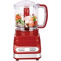 Brentwood® 200 W 3-Cup/24 Oz. Food Processor; Red