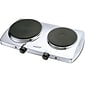 Brentwood® Electric 1440 W Double Hotplate; Chrome