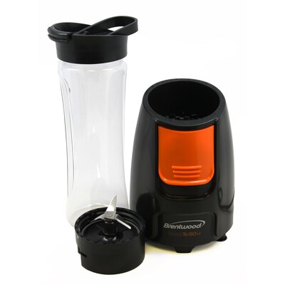 Brentwood® Blend-To-Go 300 W Personal Blender; Black/Orange