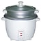 Brentwood® 8-Cup Metal Rice Cooker With Steamer; White