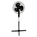 Impress® 16 Oscillating 3-Speed Stand Fan; Black