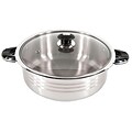 Super X Better Chef 10 qt. Stainless Steel Oval Shallow Pot