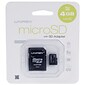 Unirex® 4GB MicroSD High Capacity Class 4 Memory Card With SD Adapter (93589438M)
