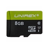 Unirex® 8GB MicroSD High Capacity Class 10 UHS-1 Memory Card