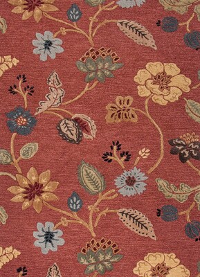 Jaipur Country & Floral Area Rug Wool & Art Silk, 10 x 8