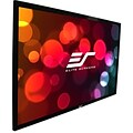 Elite Screens® SableFrame ER120WH1 Wall-Mount Fixed Frame Projection Screen; 120