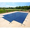 Arctic Armor BWS365B Blue Rectangular In Ground 12 Year Pool Safety Cover w Center End Step, 20x38