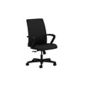 HON® Ignition® Mid-Back Office/Computer Chair, Fixed Arms, Centurion Black
