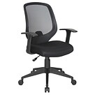 OFM™ Essentials Fabric Teachers/Managers Task Chair With Mesh Back, Black (E1000)