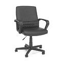 OFM™ Essentials Vinyl Mid-Back Executive Chair, Black (E1008)