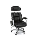 OFM™ ORO Series Leather High-Back Body Bolster Multi-Task Executive Chair, Black