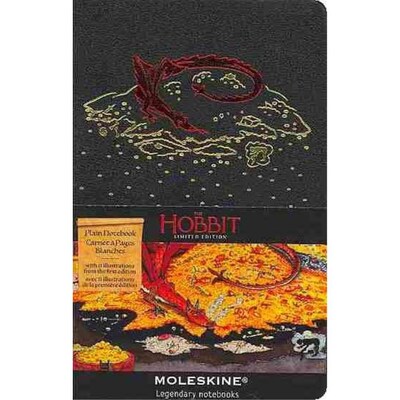Moleskine The Hobbit Limited Edition Pocket Plain Notebook, Black