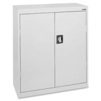 Lorell Fortress Series 3-Shelf Storage Cabinet, Light Gray (LLR41303)
