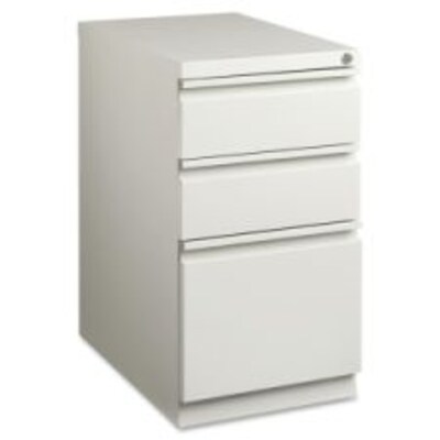 Lorell Mobile File Cabinet, 15W x 20D x 27.7H, Light Gray (LLR49522)
