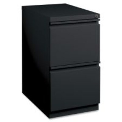 Lorell 20 Mobile File Cabinet, 15W x 20D x 27.7H, Black (LLR49524)