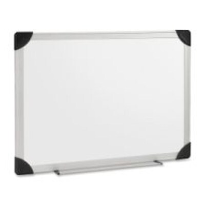 Lorell Aluminum Frame Dry Erase Board, Silver, 36