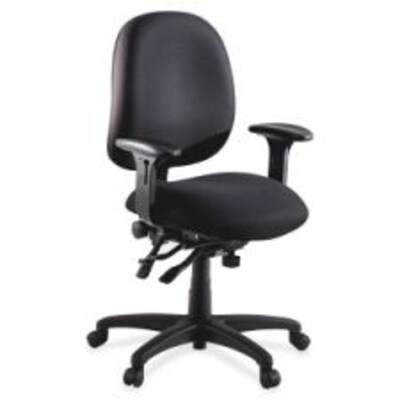 Lorell High-Performance Ergonomic Task Chair, Black (LLR60538)