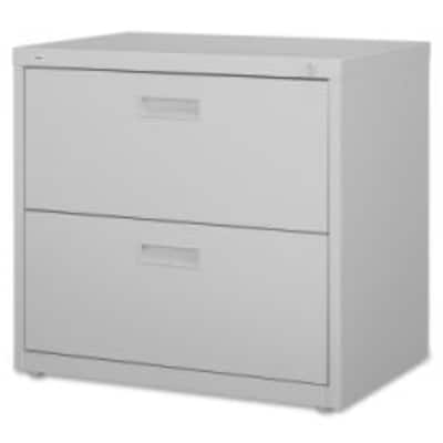 Lorell Lateral File, Light Gray, 30 x 18.6 x 28.1