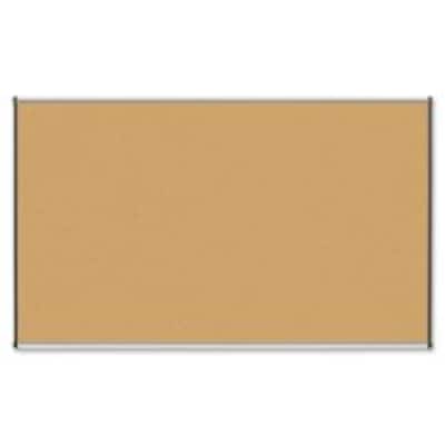 Lorell Satin Finish Natural Cork Board, Satin, 72