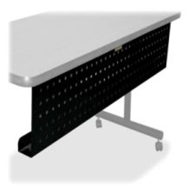 Lorell Rectangular Training Table Modesty Panel, 42W x 3D x 10H, Black (LLR60684)
