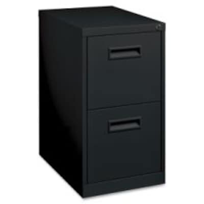 Lorell 22 Mobile File Cabinet, 15W x 22.9D x 28H, Black (LLR67733)