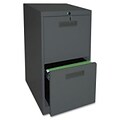 Lorell File/File Mobile Pedestal Files; Charcoal (Or Charcoal Gray)