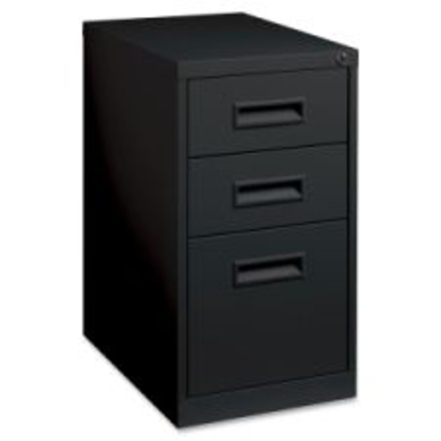 Lorell 19 Mobile File Cabinet, 15W x 19D x 28H, Black (LLR67745)