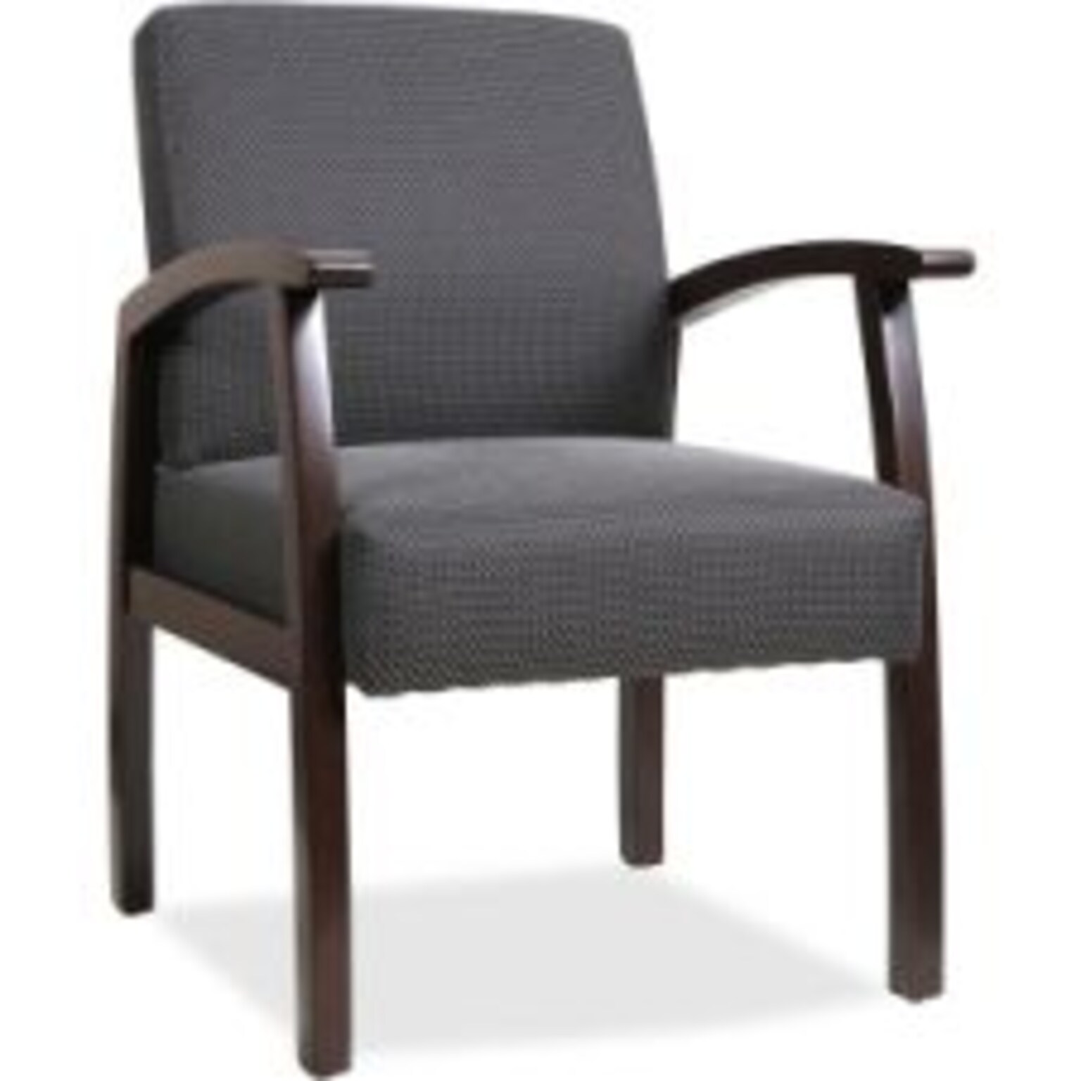 Lorell Thickly Padded Guest Chair, Charcoal (LLR68555)