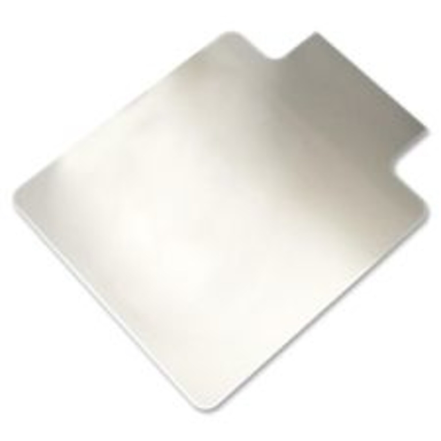 Lorell Plush-pile Wide-Lip Chairmat, Clear (LLR69165)