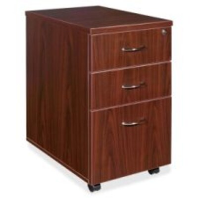 Lorell Essentials Pedestal, Mahogany, 16 x 22 28.3