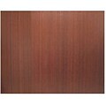 Lorell Roll-Up Bamboo Chairmat; Mahogany