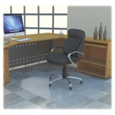 Lorell Big & Tall Rectangular Chairmat without Lip, Clear (LLR69708)