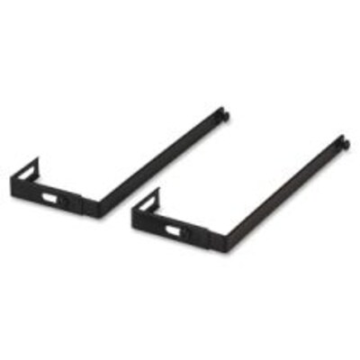 Lorell Metal Partition Hanger, Black