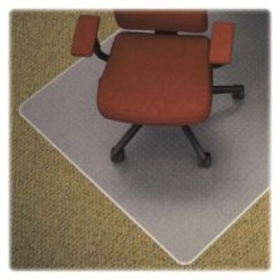 Lorell Carpet Chair Mat, 36" x 48'', Medium-Pile, Clear (LLR82822)