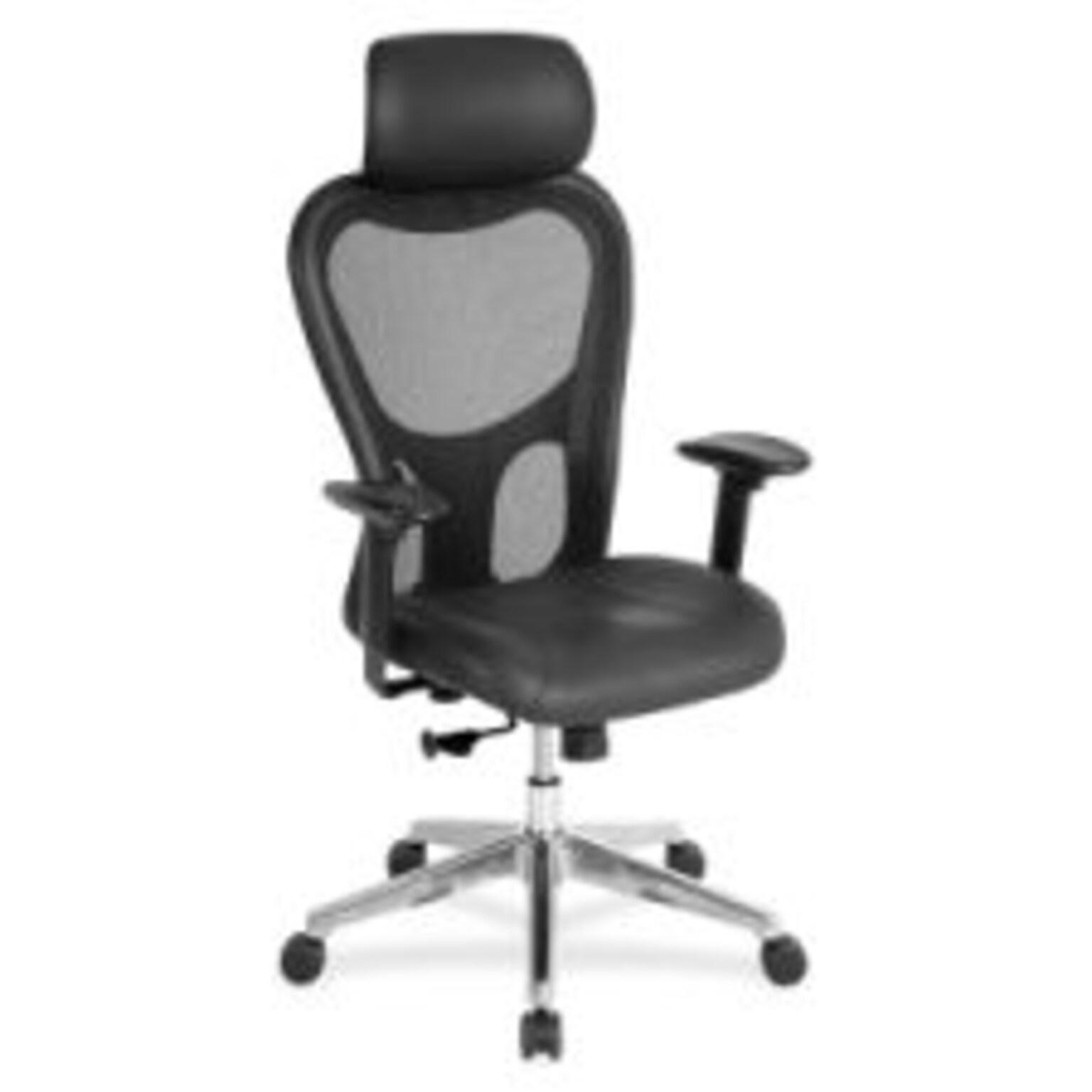 Lorell Elevate Mesh High-Back Executive Office Chair, Black (LLR85035)