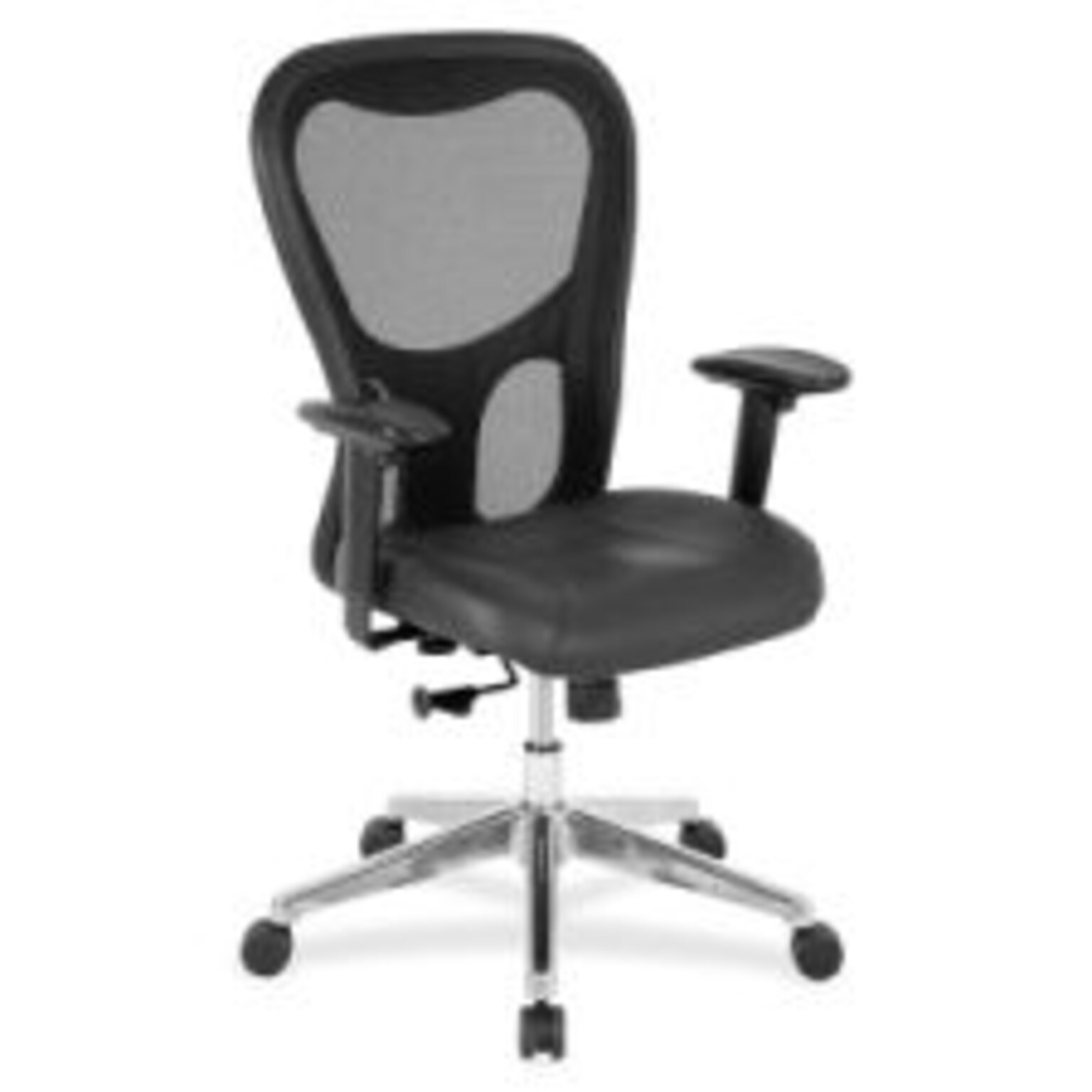 Lorell Elevate Mesh Mid-Back Office Chair, Black (LLR85036)