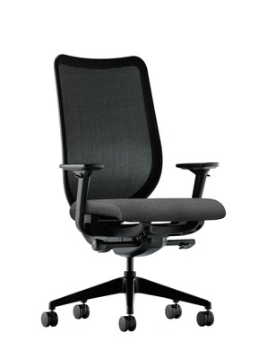 HON® Nucleus® Knit Mesh Back Office/Computer Chair, Adjustable Arms, Centurion Iron Ore Fabric