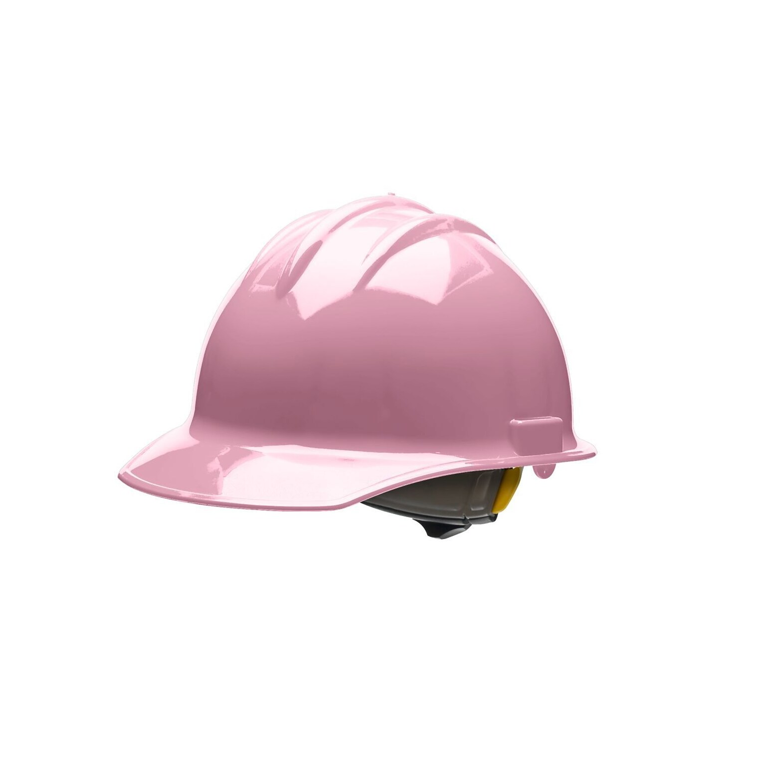 Bullard Plastic Ratchet Suspension Short Brim Hard Hat, Pink (30LPR)