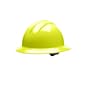 Bullard Plastic Ratchet Suspension Full Brim Hard Hat, Yellow (33HYR)