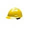 Bullard Polyethylene 4-Point Ratchet Suspension Short Brim Hard Hat, Yellow (61YLR)