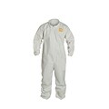 DuPont 2XL White Polypropylene Disposable Coverall with Elastic Collar, Wrists & Ankles, 25/CT (31710143)